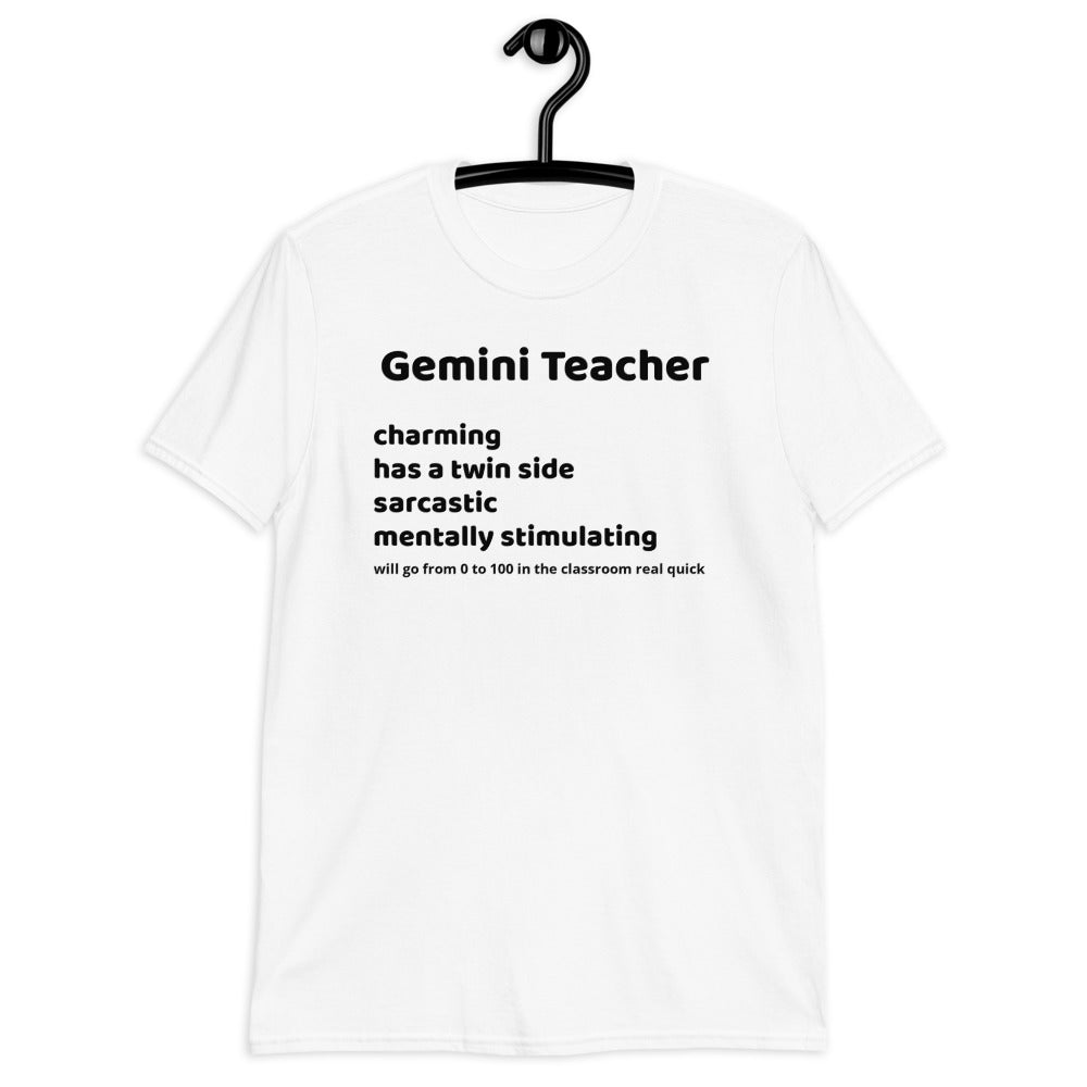 Gemini Teacher Short-Sleeve Unisex T-Shirt