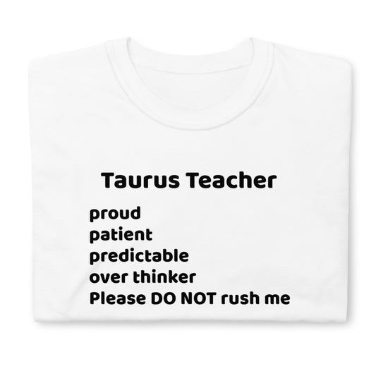 Taurus Teacher Short-Sleeve Unisex T-Shirt